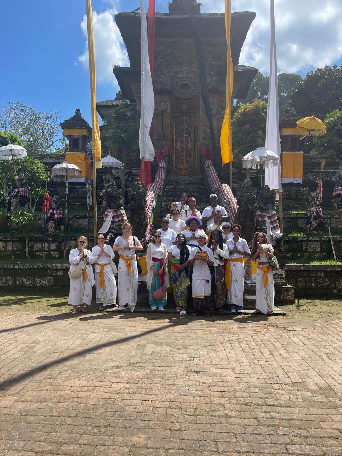 Group Photo infront of the temple